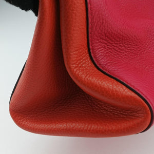 Vintage Gucci Bamboo Shopper Red×Orange Leather 323660 shoulderbag | stylenewstar