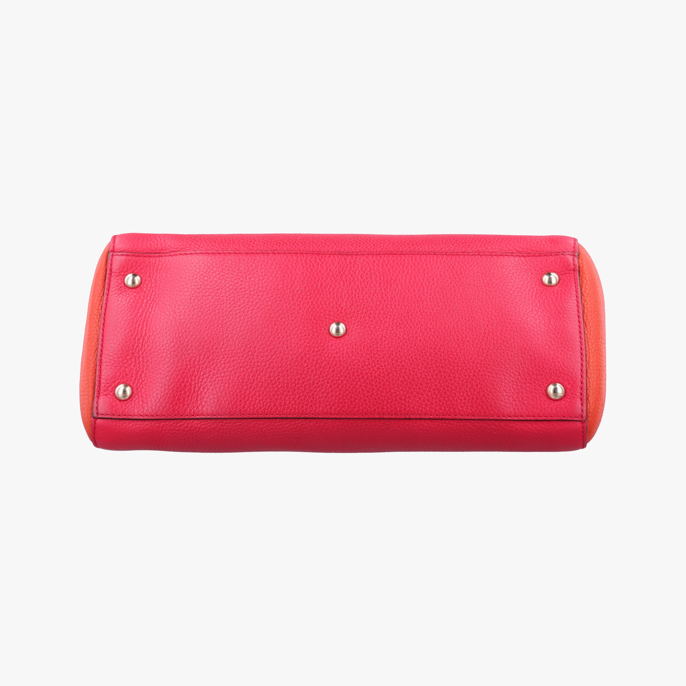 Vintage Gucci Bamboo Shopper Red×Orange Leather 323660 shoulderbag | stylenewstar