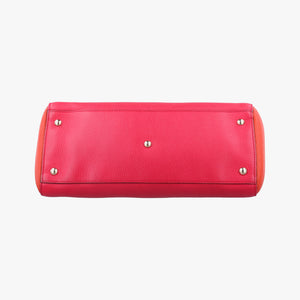 Vintage Gucci Bamboo Shopper Red×Orange Leather 323660 shoulderbag | stylenewstar