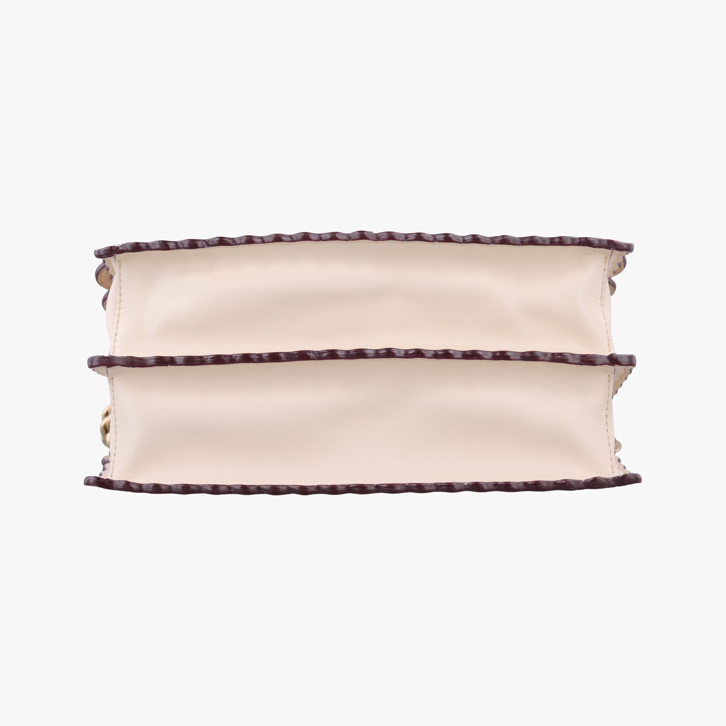 Pre-owned Fendi KAN I White Leather 8BT283 shoulderbag | stylenewstar
