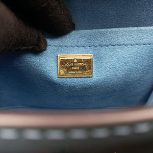 Pre-owned Louis Vuitton Spring Street PM BLACK×white×Blue Vernis×Monogram×Epi M90375 shoulderbag | stylenewstar