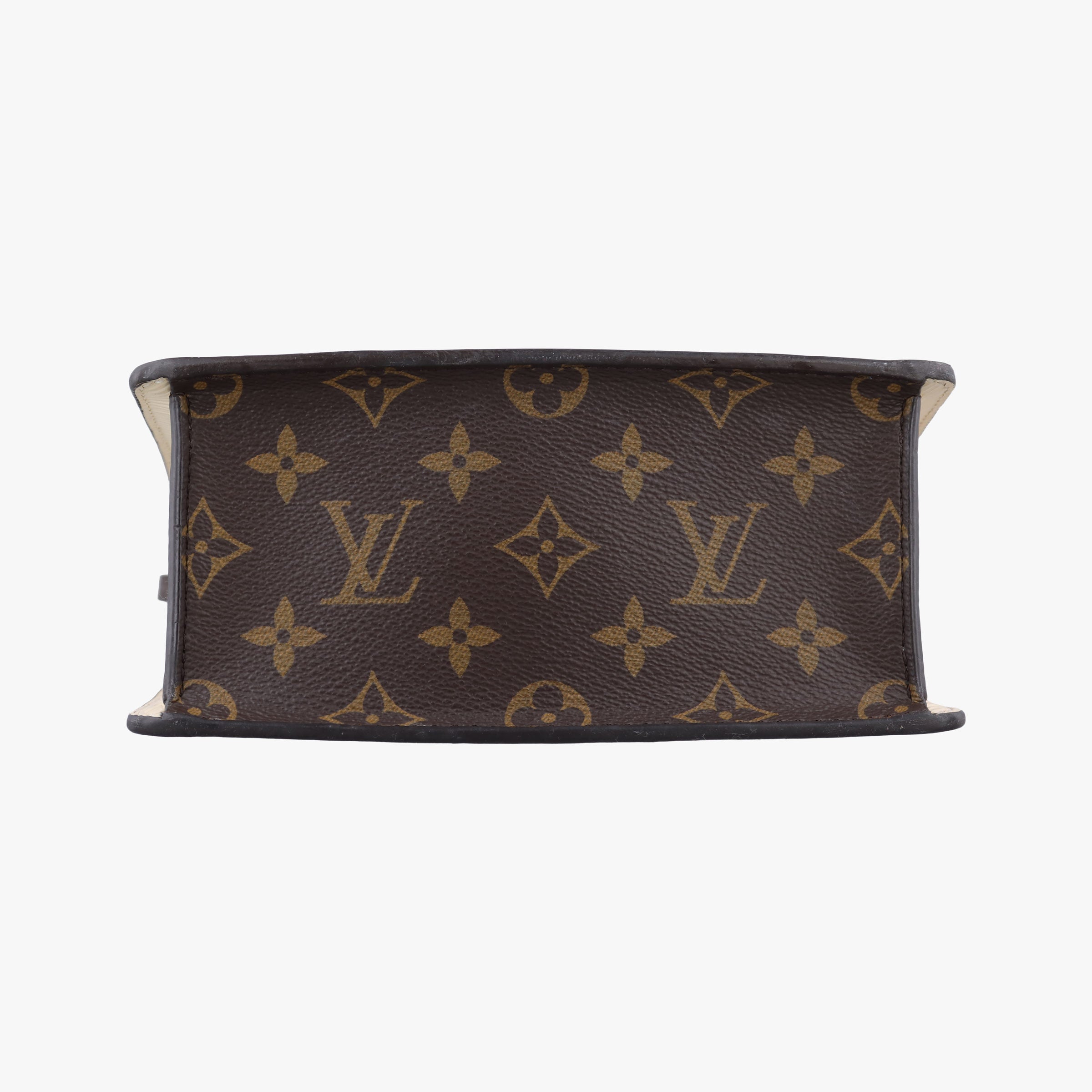 Pre-owned Louis Vuitton Spring Street PM BLACK×white×Blue Vernis×Monogram×Epi M90375 shoulderbag | stylenewstar