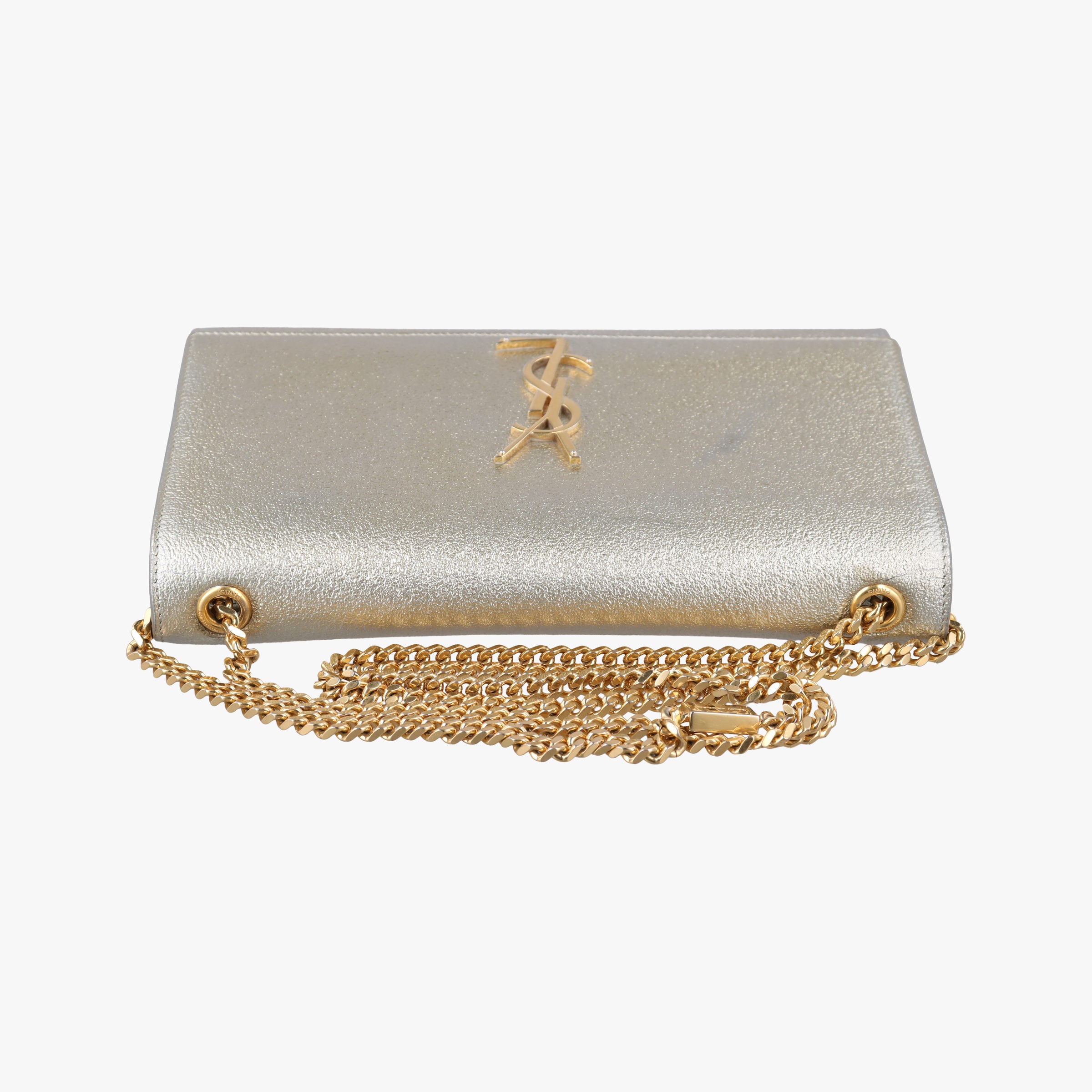 Secondhand Yves Saint Laurent KATE Golden Leather 364021 shoulderbag | stylenewstar
