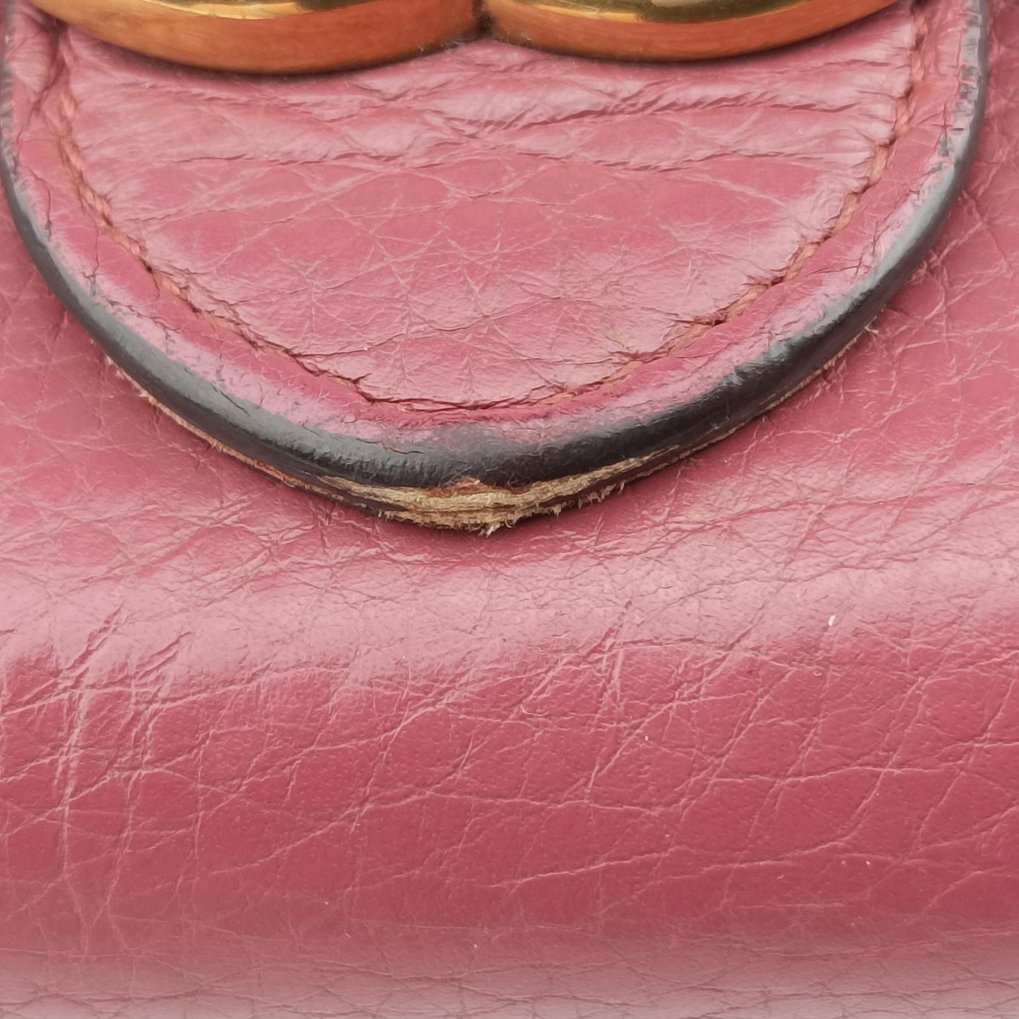 Vintage Gucci GG Marmont Purple Leather 401232 shoulderbag | stylenewstar