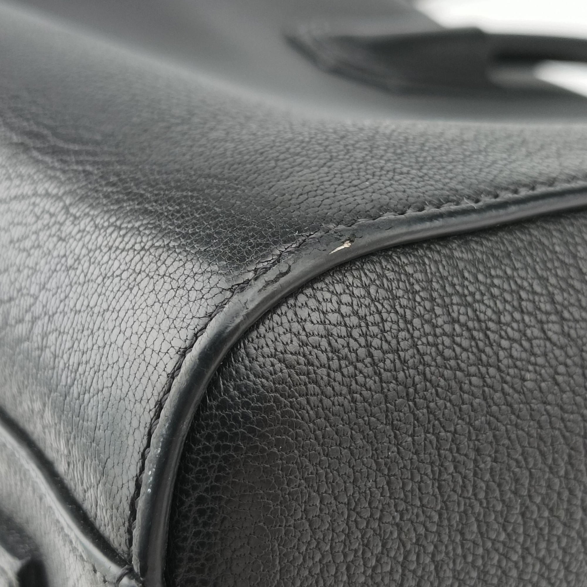 Pre-owned Givenchy Antigona Medium Black leather  shoulderbag | stylenewstar