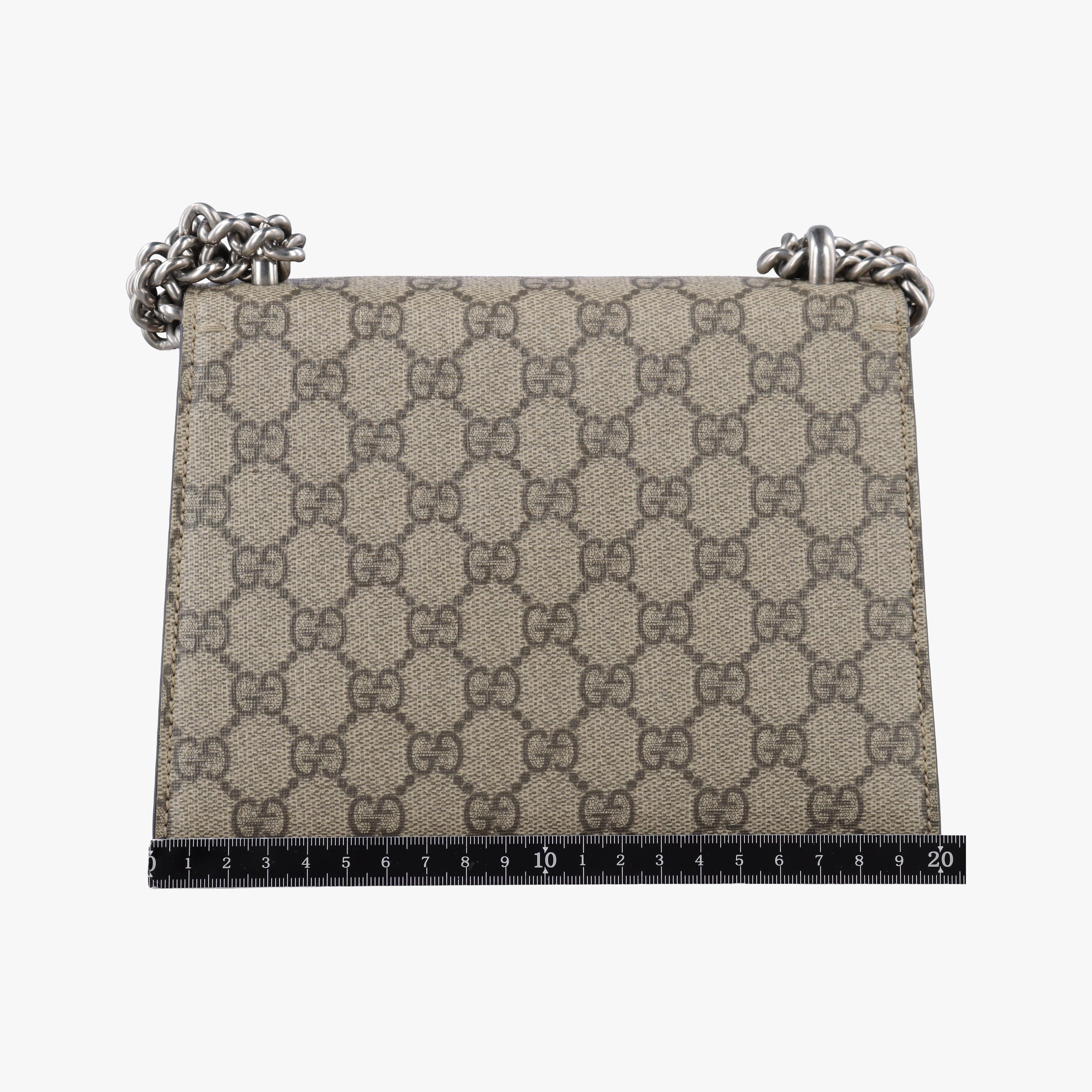 Pre-owned Gucci Dionysus Brown PVC coated canvas × suede 421970 shoulderbag | stylenewstar