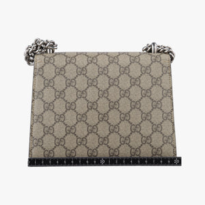 Pre-owned Gucci Dionysus Brown PVC coated canvas × suede 421970 shoulderbag | stylenewstar