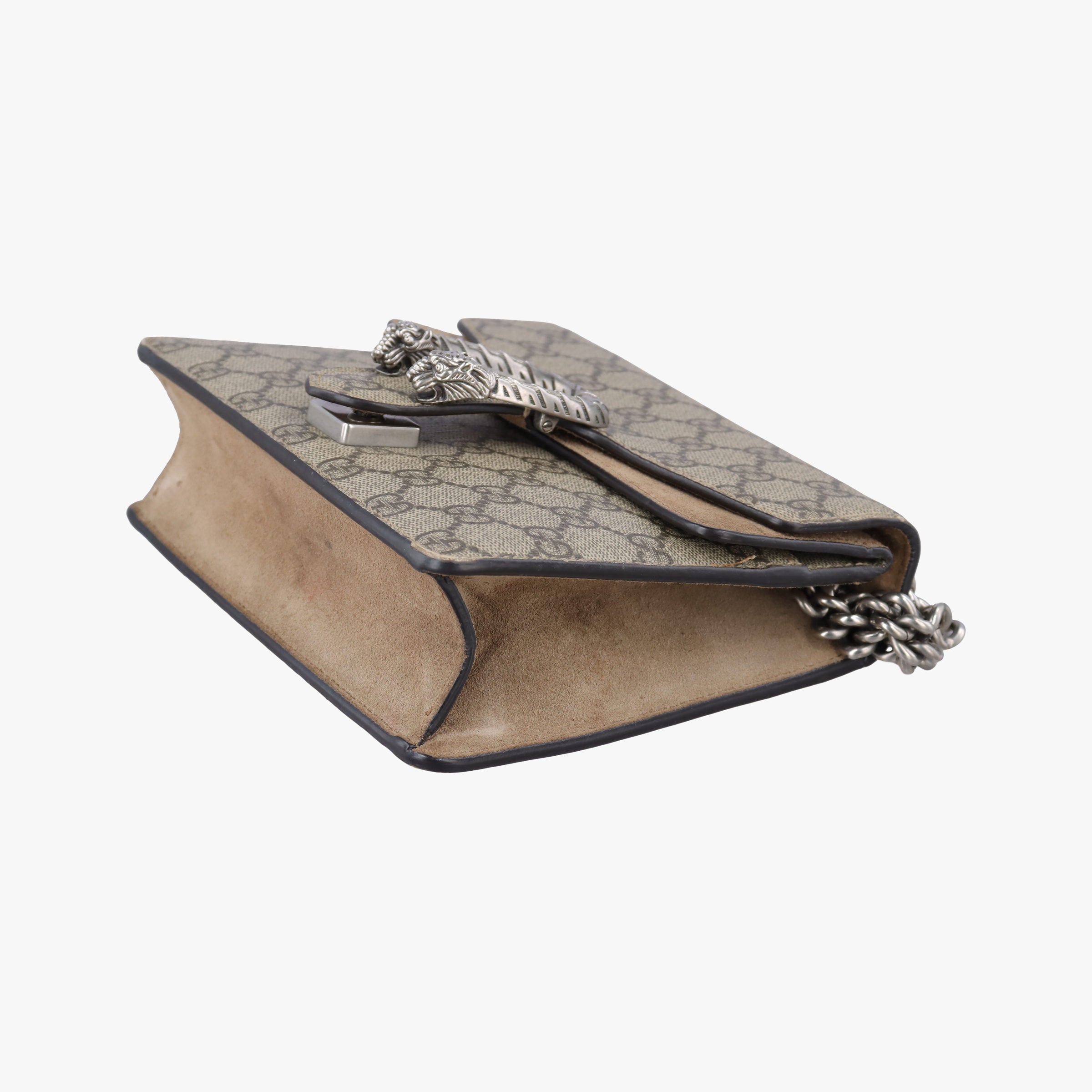Pre-owned Gucci Dionysus Brown PVC coated canvas × suede 421970 shoulderbag | stylenewstar