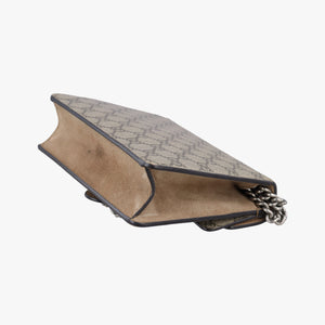 Pre-owned Gucci Dionysus Brown PVC coated canvas × suede 421970 shoulderbag | stylenewstar