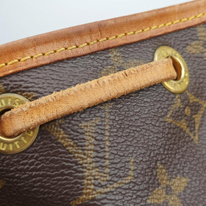 Pre-owned Louis Vuitton Petit Noe Brown Monogram Canvas M42224 shoulderbag | stylenewstar