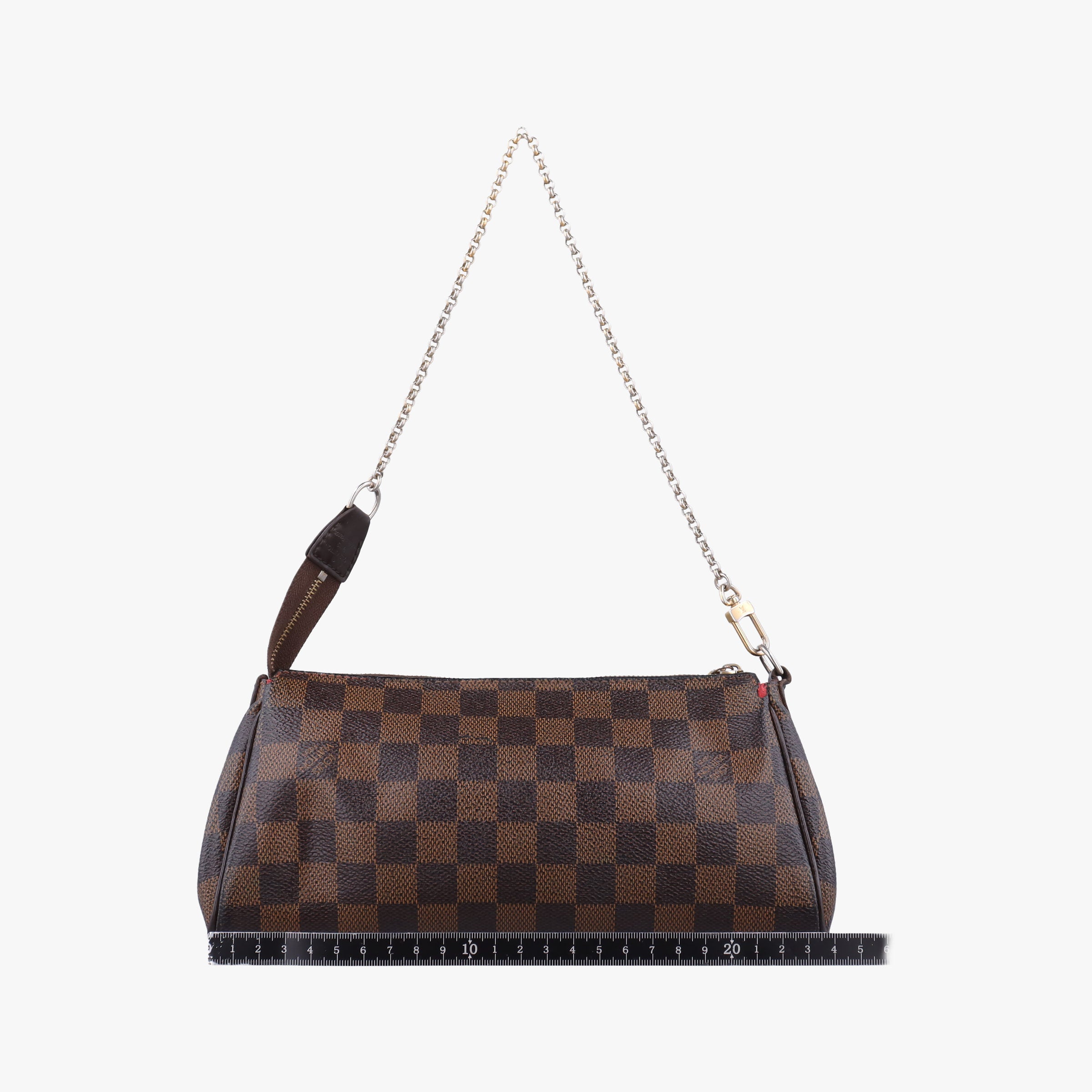 Pre-owned Louis Vuitton EVA EBENE Damier Canvas N55213 shoulderbag | stylenewstar