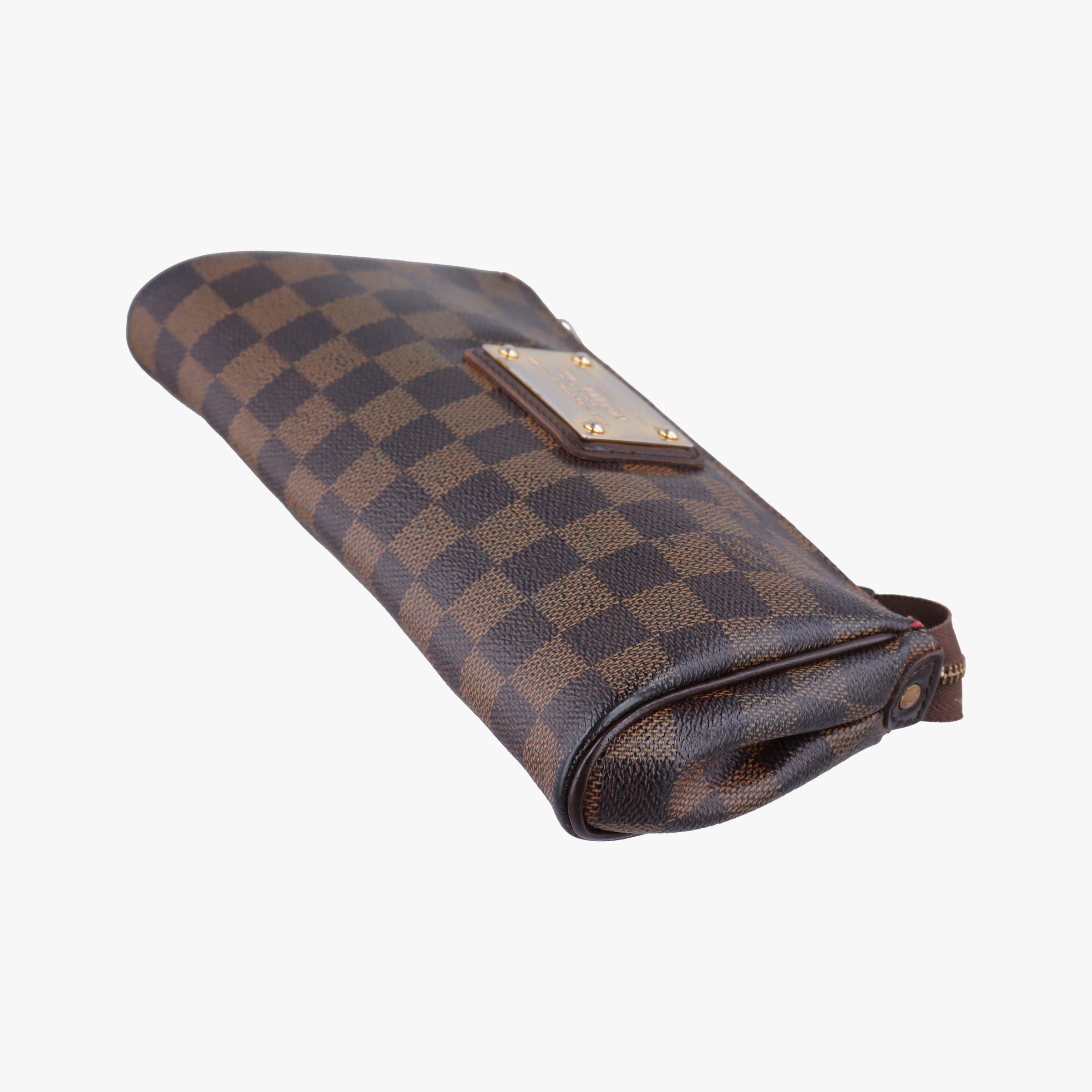 Pre-owned Louis Vuitton EVA EBENE Damier Canvas N55213 shoulderbag | stylenewstar