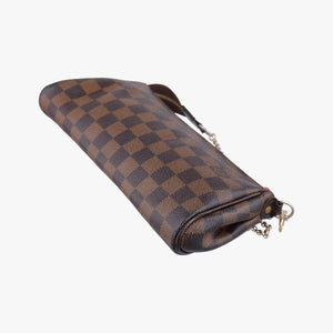 Pre-owned Louis Vuitton EVA EBENE Damier Canvas N55213 shoulderbag | stylenewstar