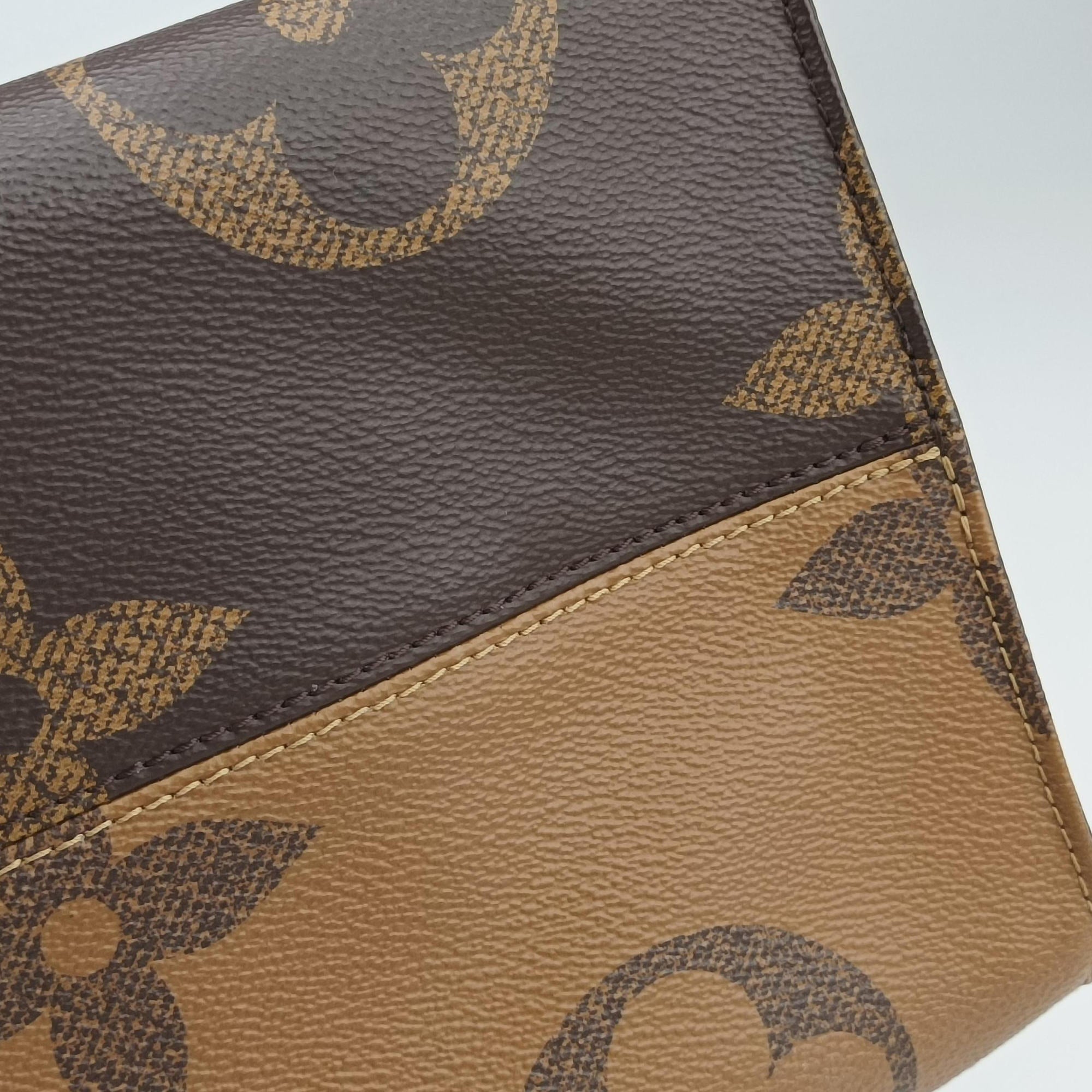 Pre-owned Louis Vuitton On the Go GM Monogram/Brown Monogram Canvas M45320 shoulderbag | stylenewstar