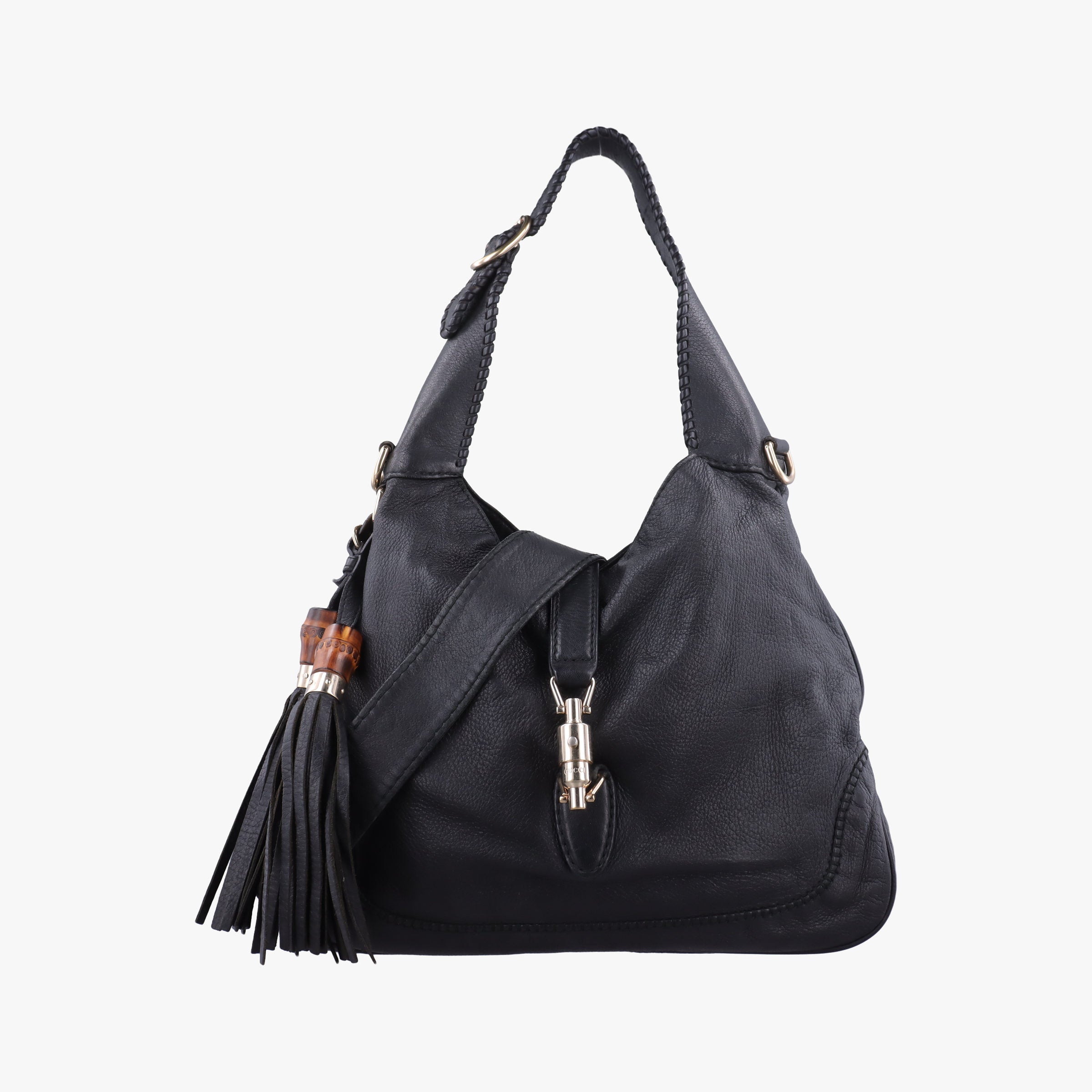 Secondhand Gucci New Jackie Black Leather 246907 shoulderbag | stylenewstar