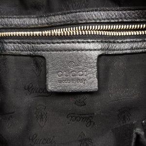 Secondhand Gucci New Jackie Black Leather 246907 shoulderbag | stylenewstar