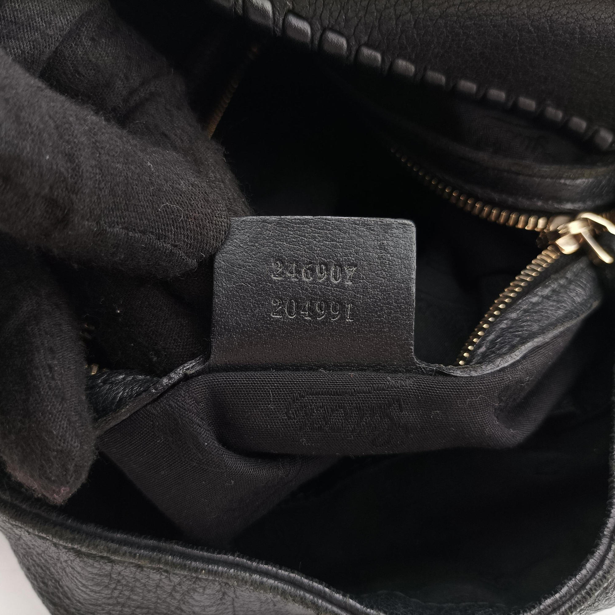 Secondhand Gucci New Jackie Black Leather 246907 shoulderbag | stylenewstar