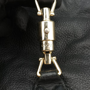 Secondhand Gucci New Jackie Black Leather 246907 shoulderbag | stylenewstar