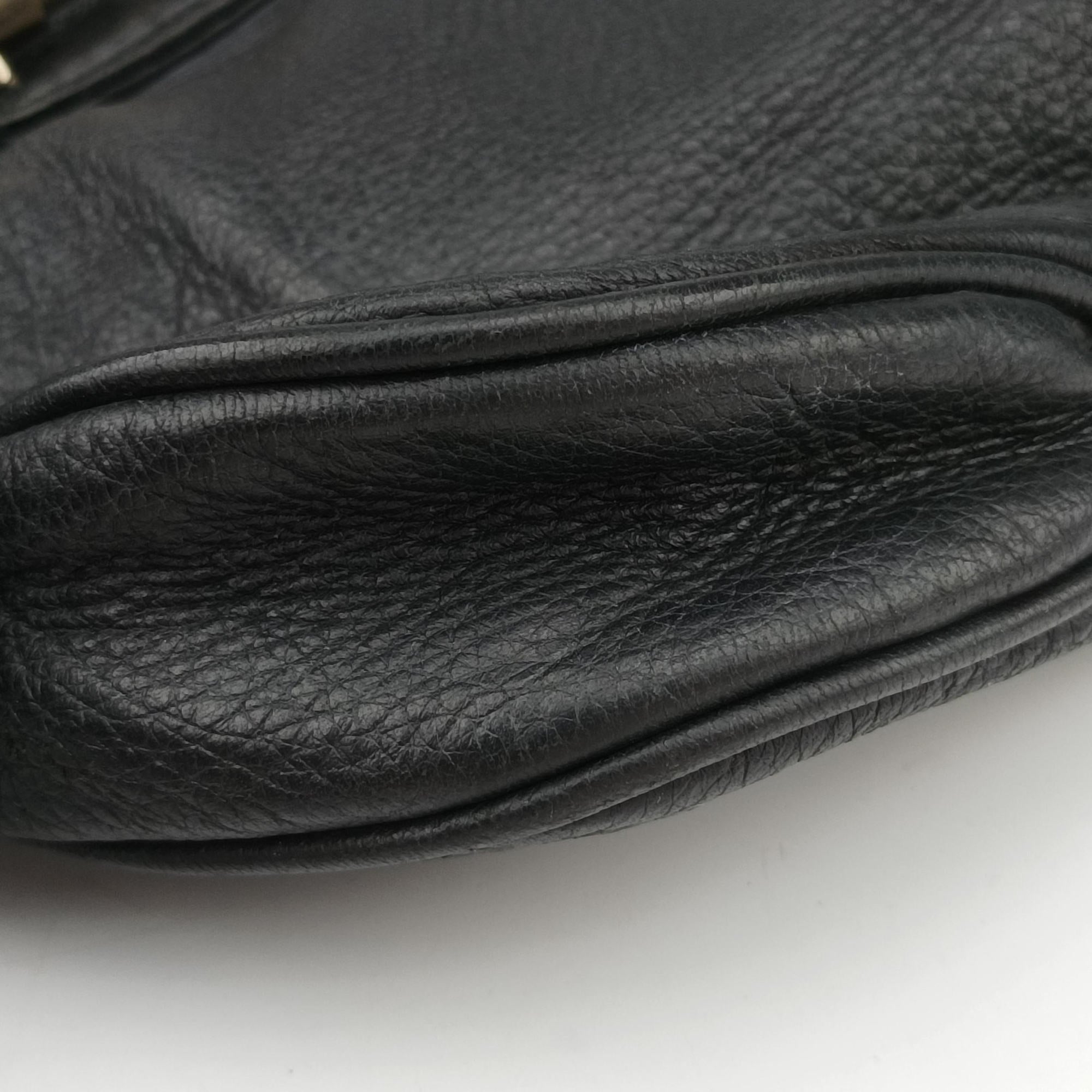Secondhand Gucci New Jackie Black Leather 246907 shoulderbag | stylenewstar