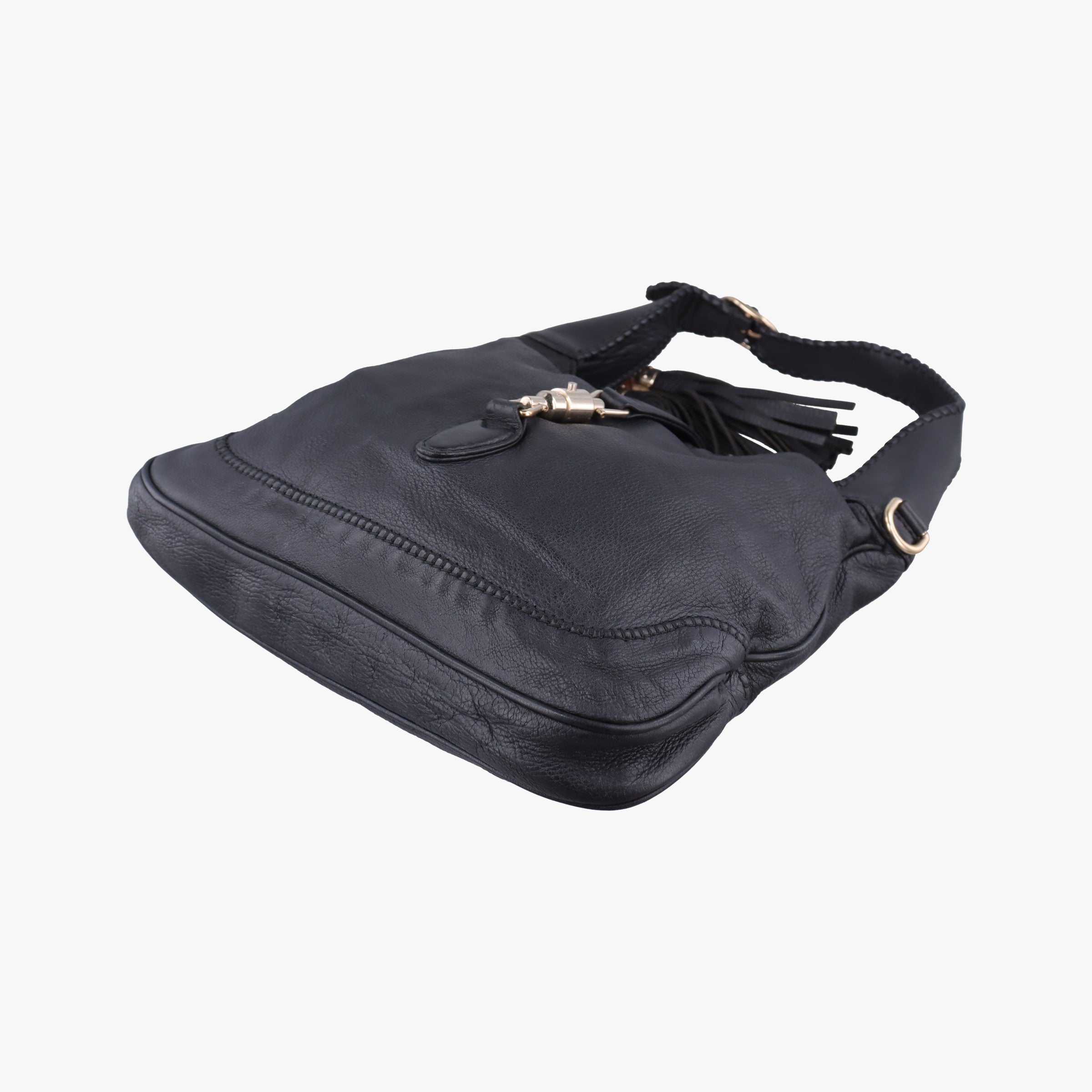 Secondhand Gucci New Jackie Black Leather 246907 shoulderbag | stylenewstar