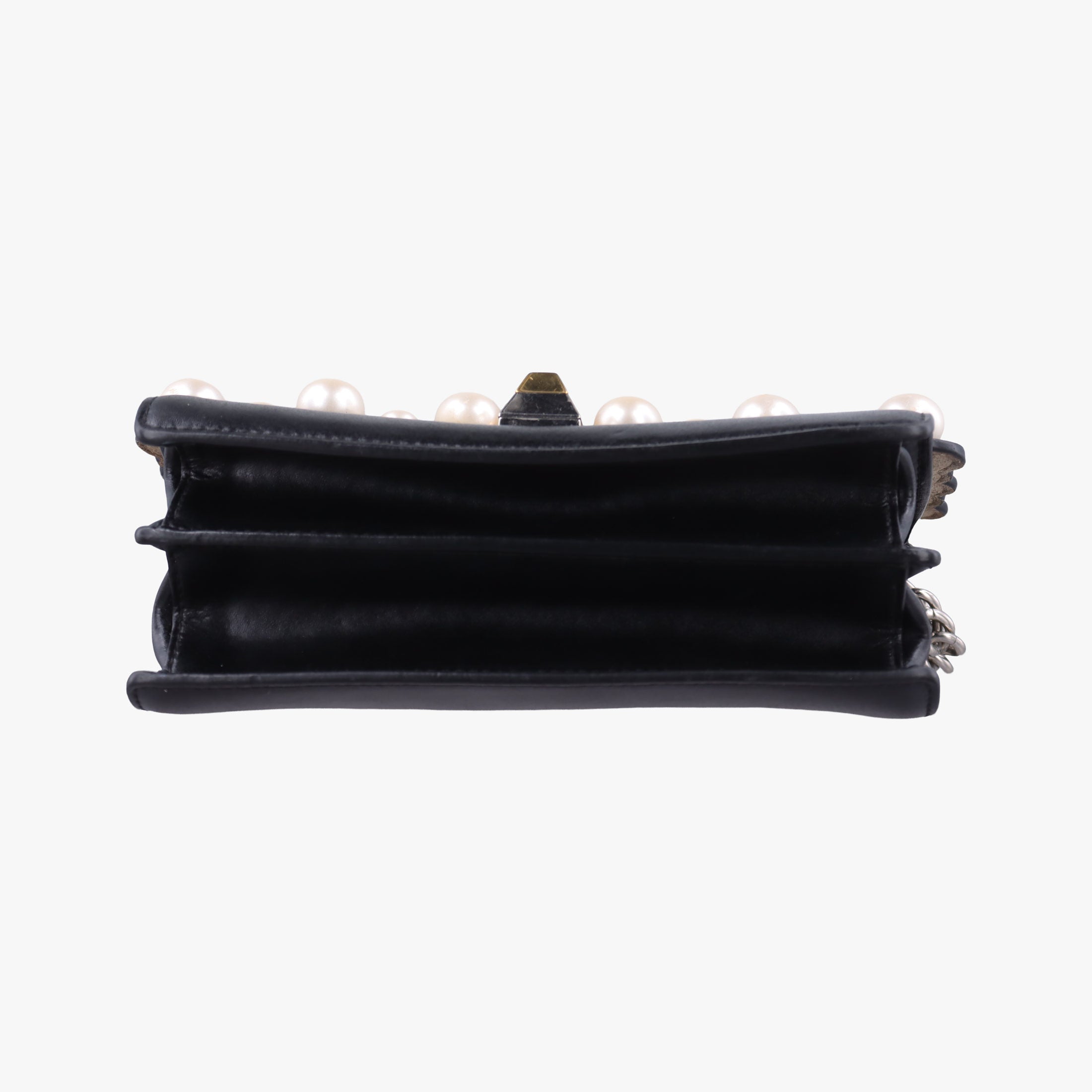 Pre-owned Fendi Studded Kan I Black Leather 8M0381 shoulderbag | stylenewstar