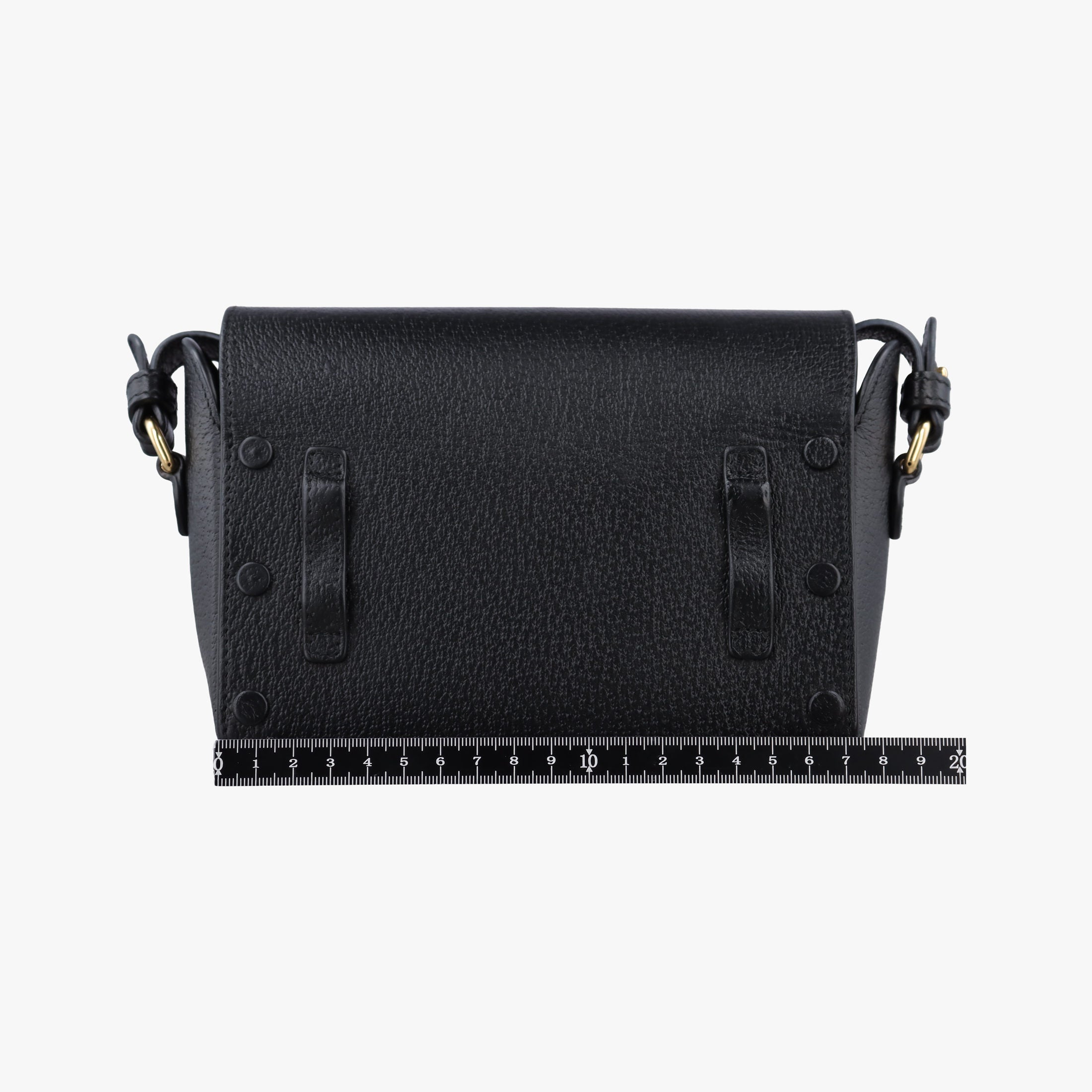 Pre-owned Gucci Horsebit 1955 Black Leather 732314 shoulderbag | stylenewstar