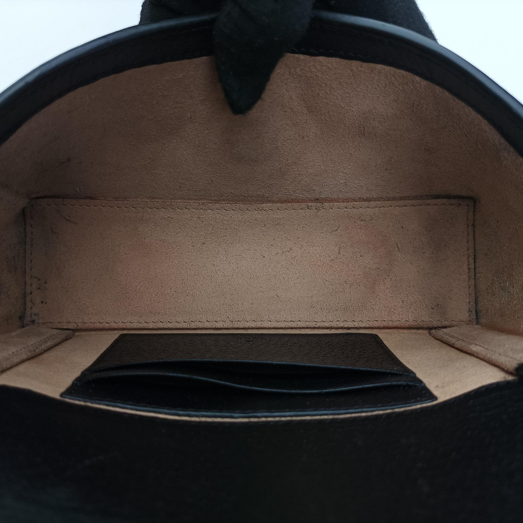 Pre-owned Gucci Horsebit 1955 Black Leather 732314 shoulderbag | stylenewstar