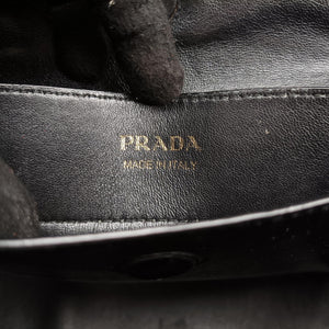 Pre-owned Prada Double Cuir Red SAFFIANO Leather B2756T handbag | stylenewstar