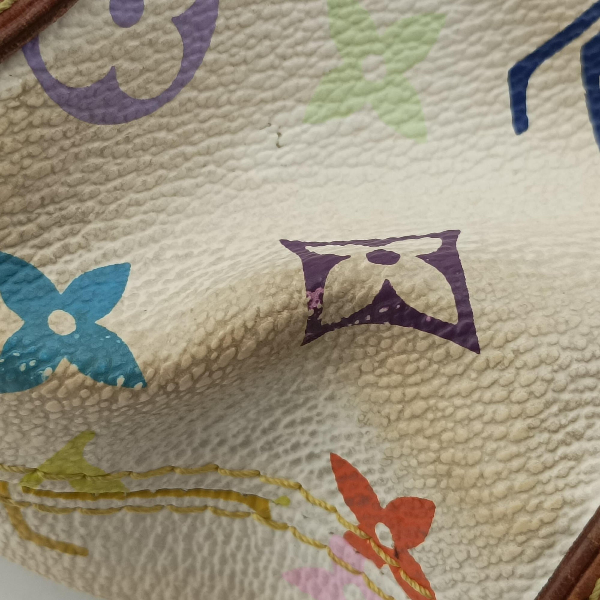 Vintage Louis Vuitton JUDY MM white Monogram Multicolor M40255 shoulderbag | stylenewstar