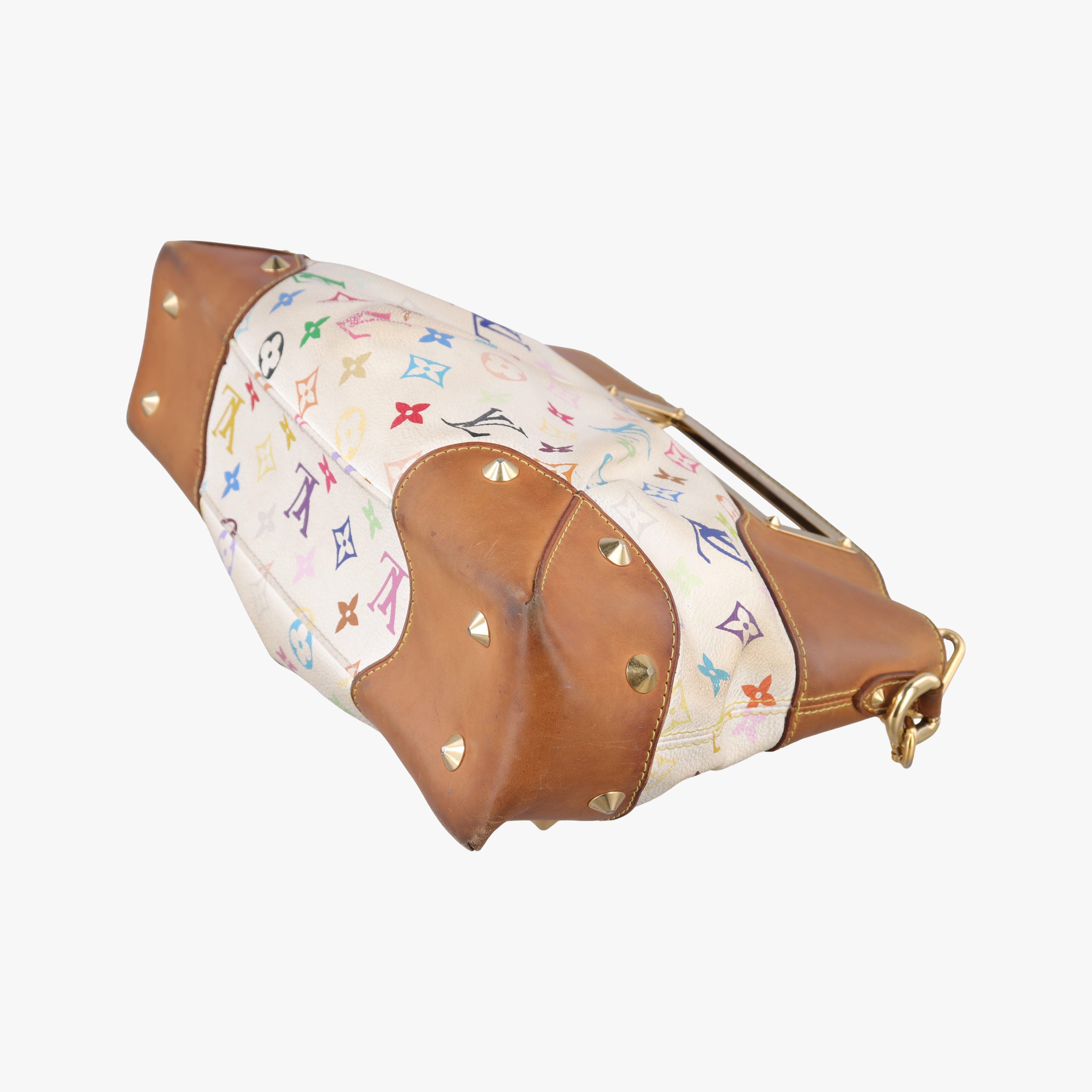 Vintage Louis Vuitton JUDY MM white Monogram Multicolor M40255 shoulderbag | stylenewstar
