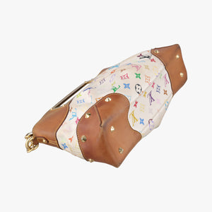Vintage Louis Vuitton JUDY MM white Monogram Multicolor M40255 shoulderbag | stylenewstar