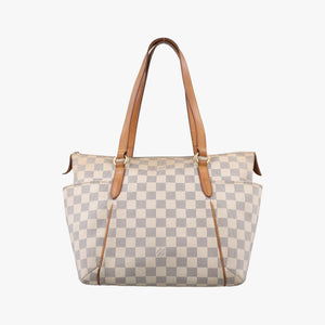 Vintage Louis Vuitton TOTALLY MM AZUR Damier Canvas N51262 shoulderbag | stylenewstar