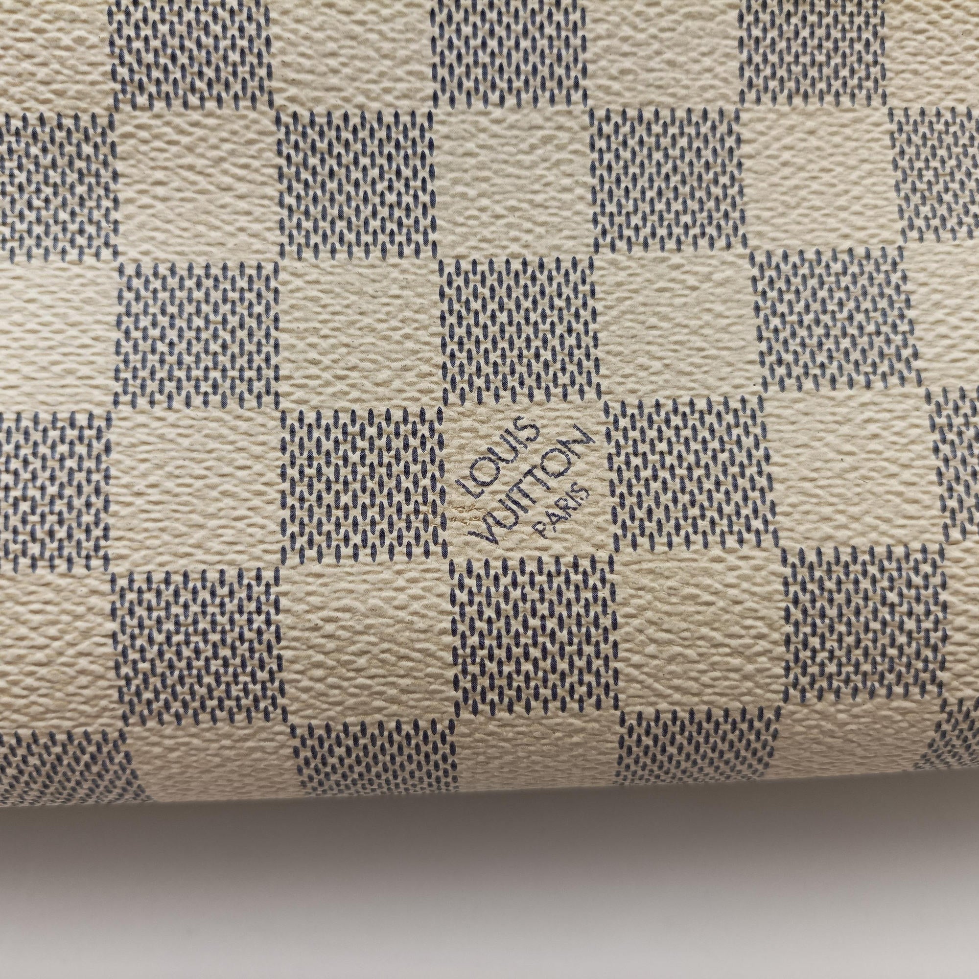 Vintage Louis Vuitton TOTALLY MM AZUR Damier Canvas N51262 shoulderbag | stylenewstar