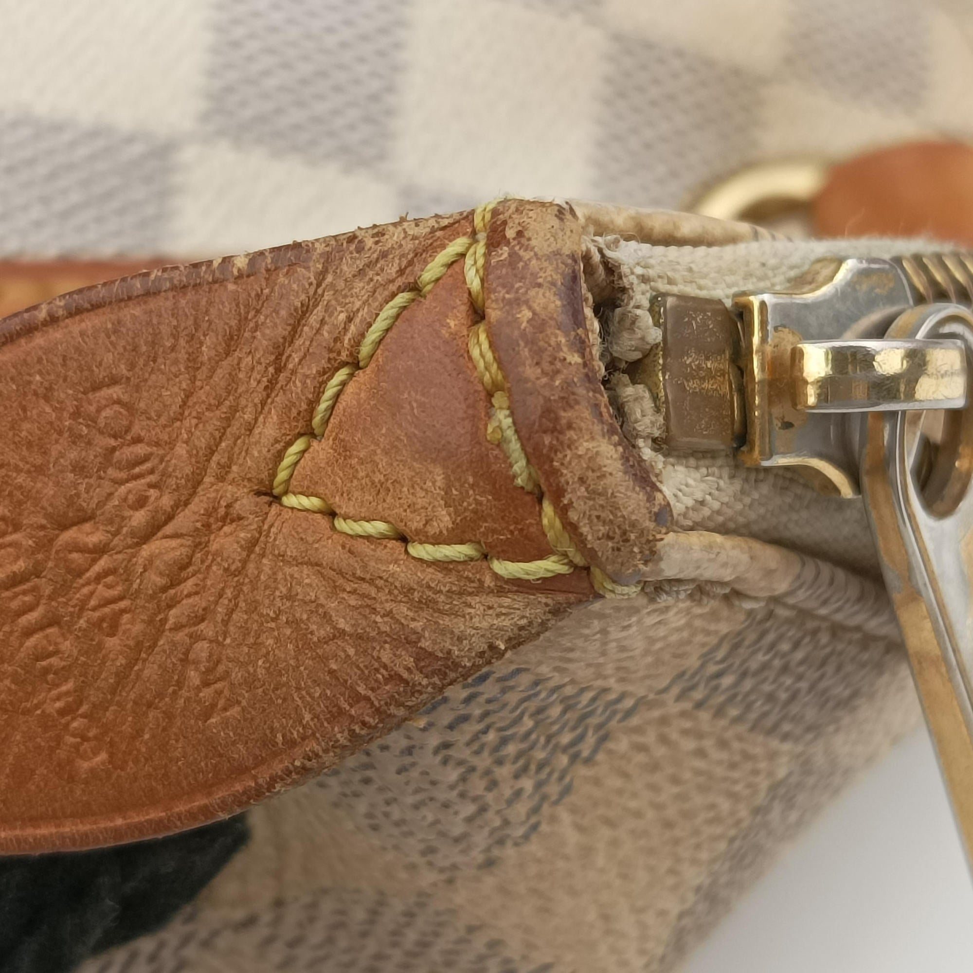 Vintage Louis Vuitton TOTALLY MM AZUR Damier Canvas N51262 shoulderbag | stylenewstar