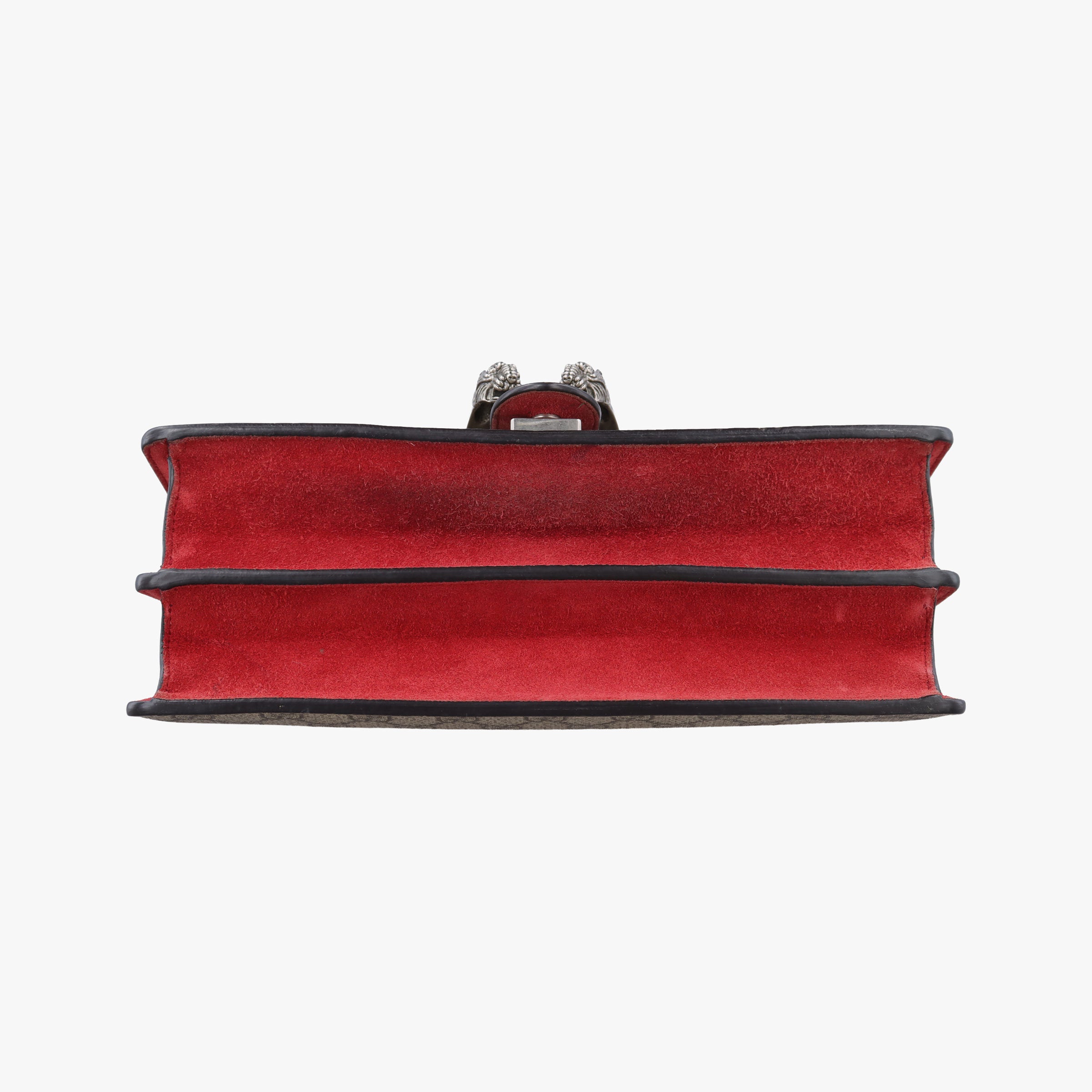 Pre-owned Gucci Dionysus beige×red PVC coated canvas× suede 400249 shoulderbag | stylenewstar