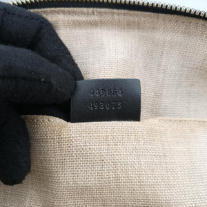 Pre-owned Gucci Microguccissima Black Leather 449654 shoulderbag | stylenewstar
