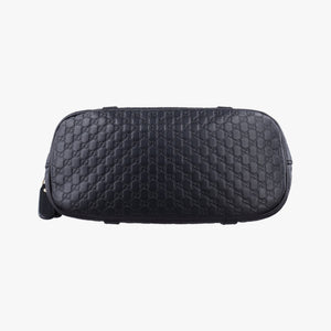 Pre-owned Gucci Microguccissima Black Leather 449654 shoulderbag | stylenewstar