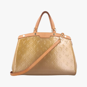 Pre-owned Louis Vuitton Br¨|a MM Beige Poodle Vernis M91755 shoulderbag | stylenewstar