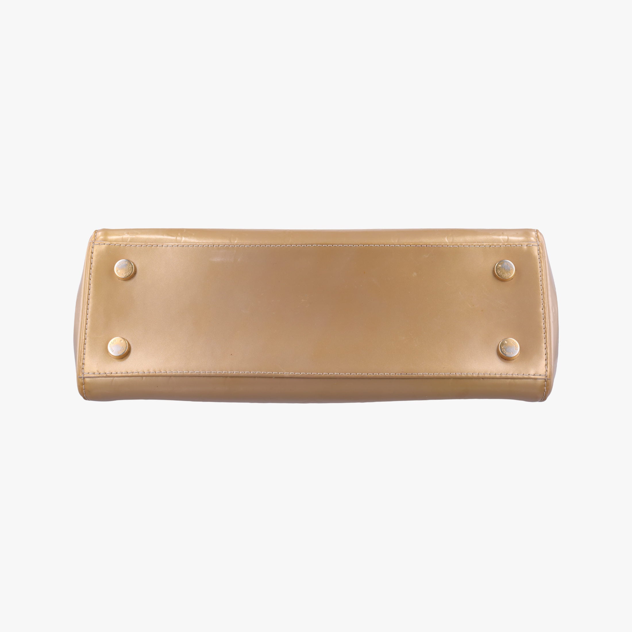Pre-owned Louis Vuitton Br¨|a MM Beige Poodle Vernis M91755 shoulderbag | stylenewstar