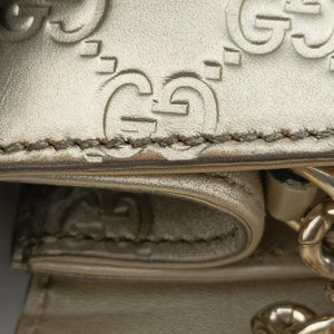 Vintage Gucci Emily Light Gold Leather 295402 shoulderbag | stylenewstar