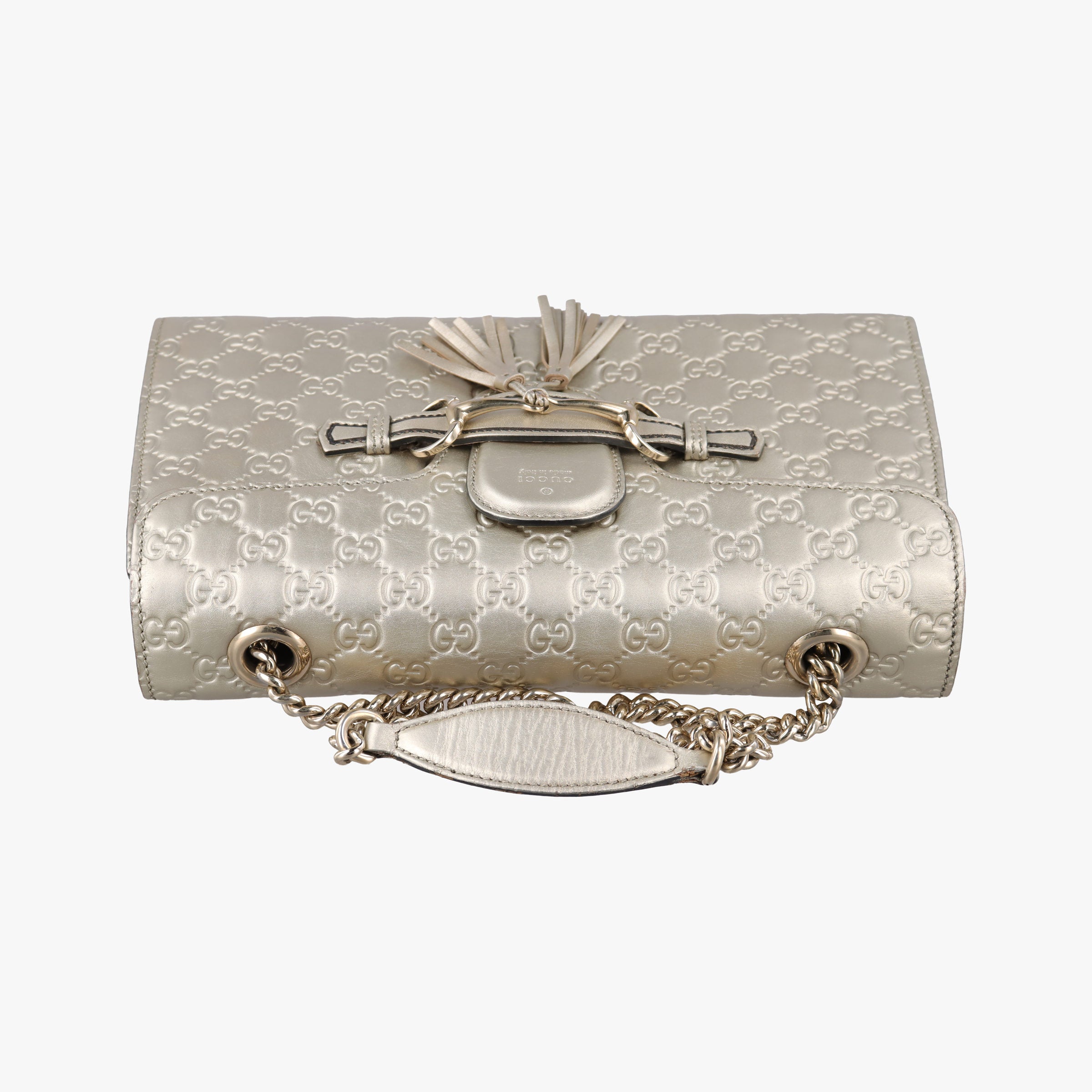 Vintage Gucci Emily Light Gold Leather 295402 shoulderbag | stylenewstar