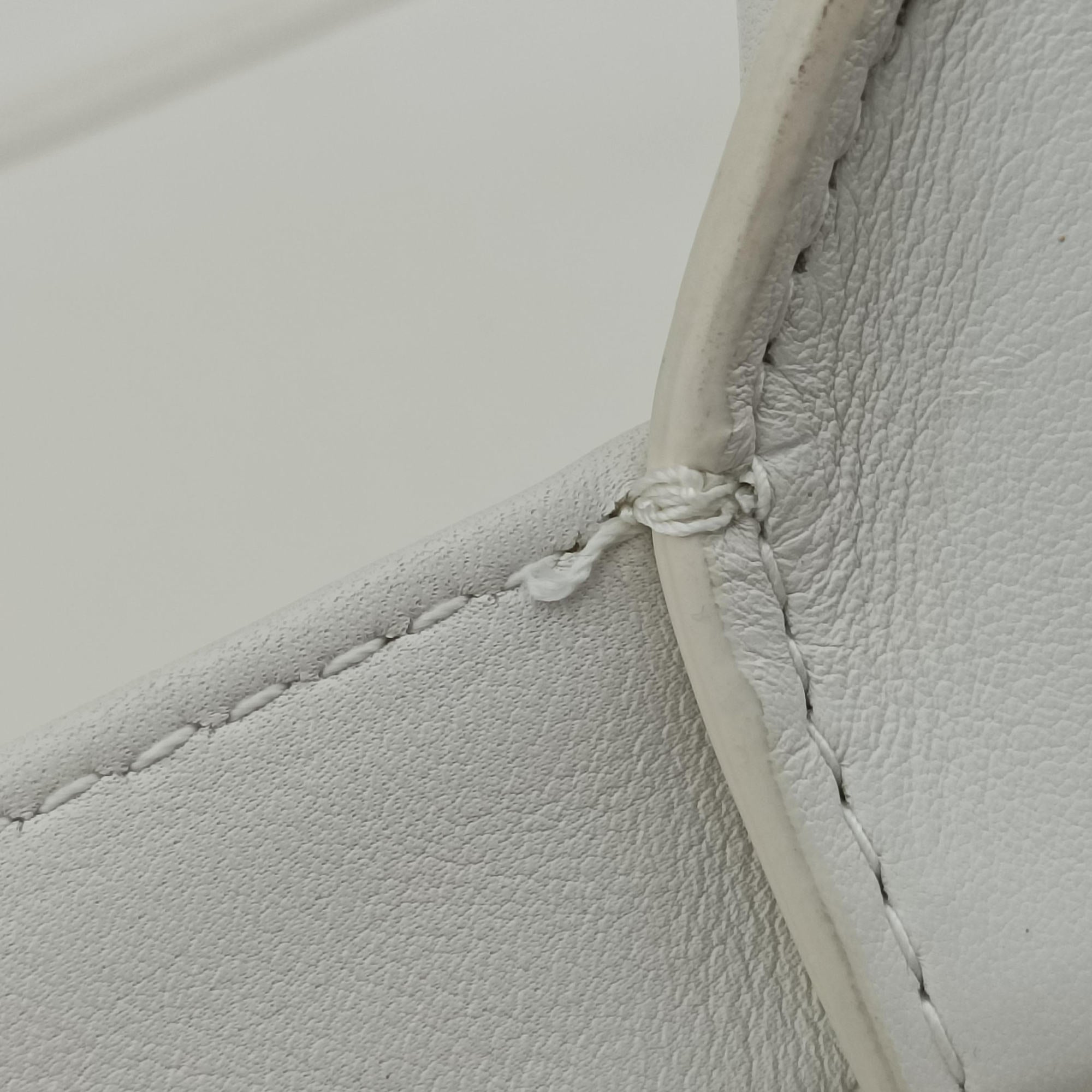 Pre-owned Christian Dior BOOK TOTE White Leather  handbag | stylenewstar