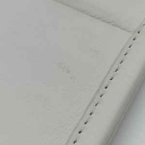 Pre-owned Christian Dior BOOK TOTE White Leather  handbag | stylenewstar