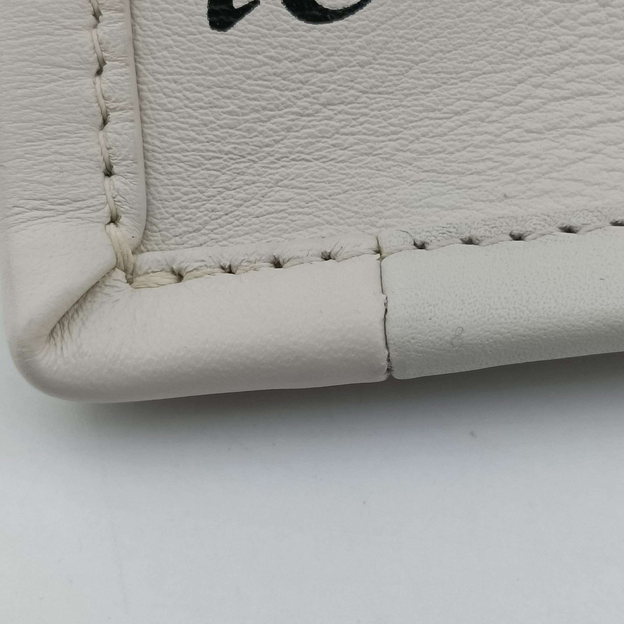 Pre-owned Christian Dior BOOK TOTE White Leather  handbag | stylenewstar