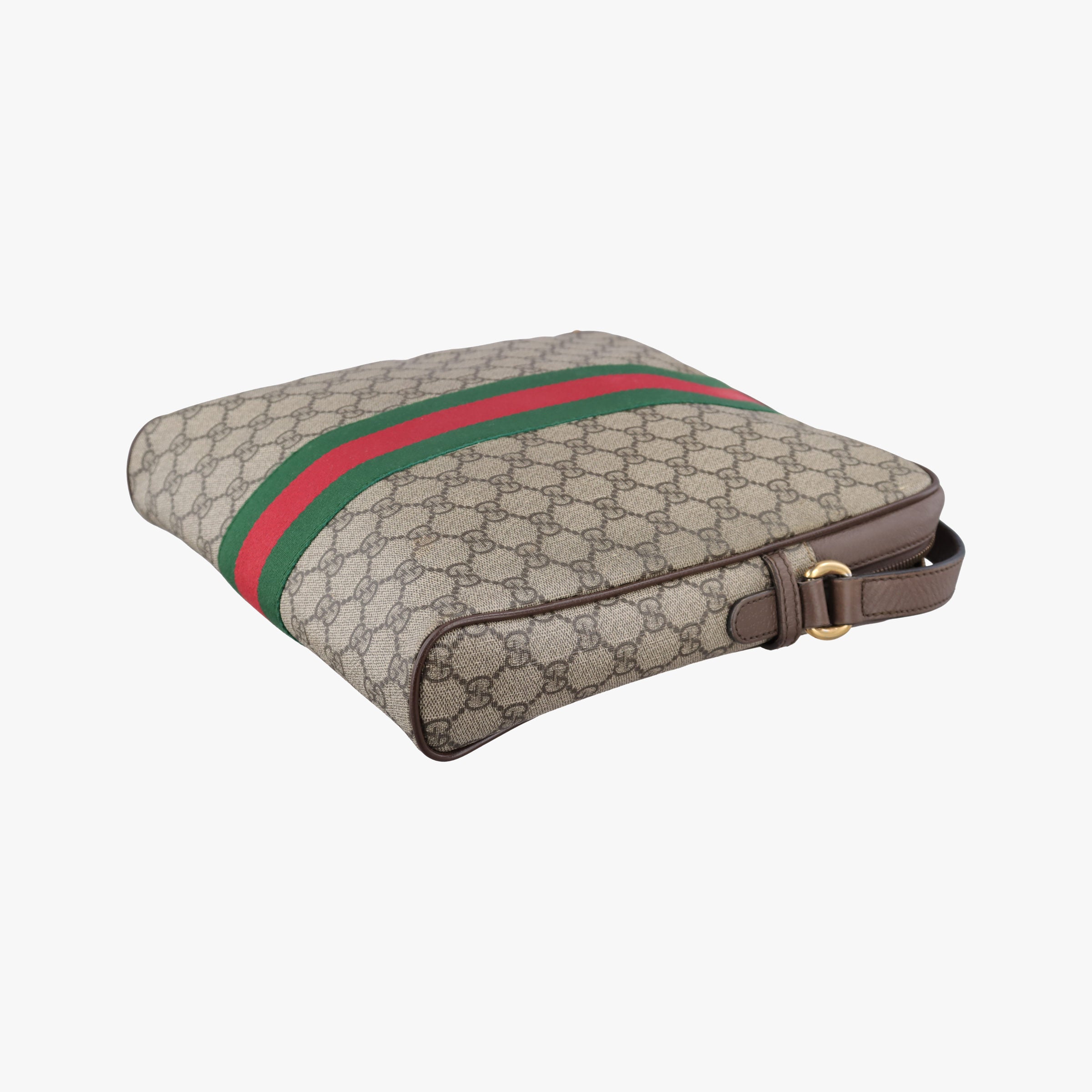 Pre-owned Gucci Ophidia Beige PVC coated canvas×leather 547934 shoulderbag | stylenewstar