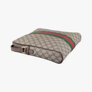 Pre-owned Gucci Ophidia Beige PVC coated canvas×leather 547934 shoulderbag | stylenewstar