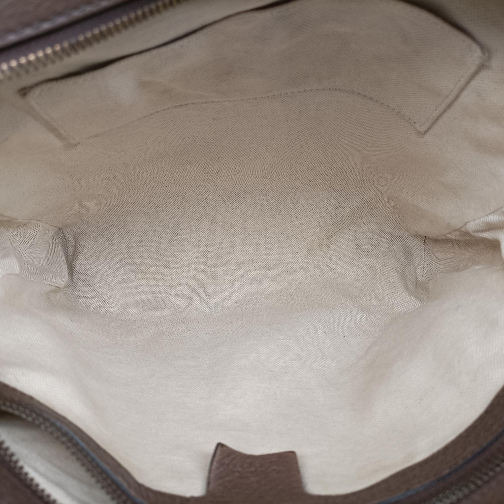 Pre-owned Gucci Ophidia Beige PVC coated canvas×leather 547934 shoulderbag | stylenewstar