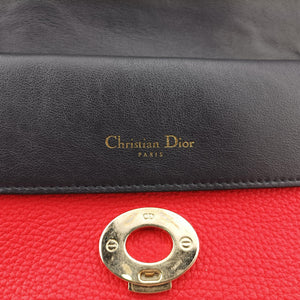 Pre-owned Christian Dior Be Dior Red Leather  shoulderbag | stylenewstar