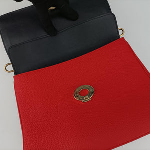 Pre-owned Christian Dior Be Dior Red Leather  shoulderbag | stylenewstar