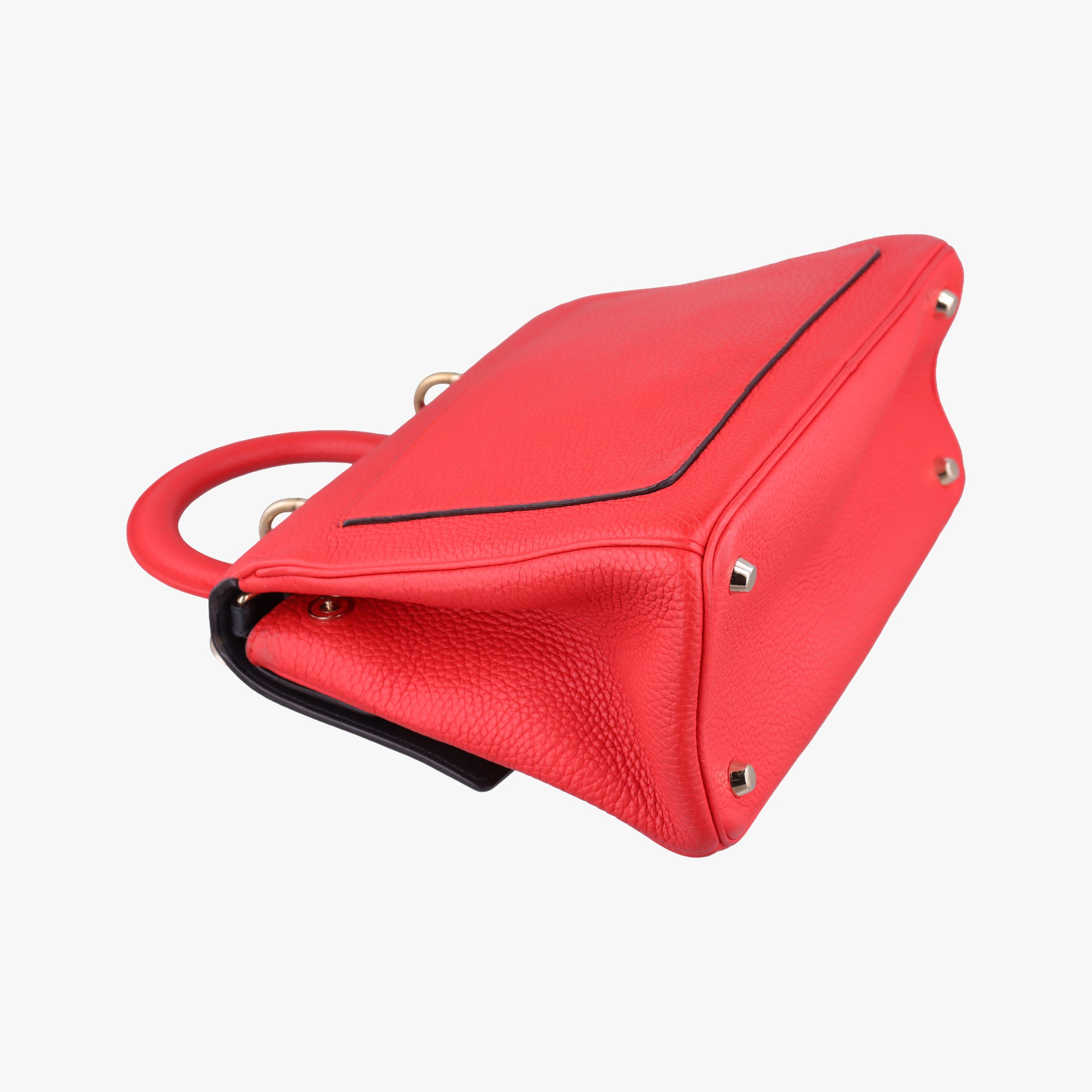 Pre-owned Christian Dior Be Dior Red Leather  shoulderbag | stylenewstar